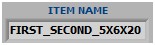 Item name is auto populated