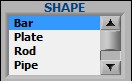 Select the shape