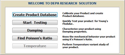 DEPA V9 Welcome Screen